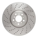 DFC 15-19 BMW X5 Left Front Drilled Brake Rotor thumbnail 1
