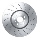 DFC 20-25 BMW X5 Right Front Drilled Brake Rotor thumbnail 1