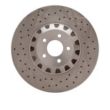 DFC 16-18 Ford Mustang Right Front Drilled Brake Rotor thumbnail 1