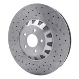DFC 16-18 Ford Mustang Right Front Drilled Brake Rotor thumbnail 3