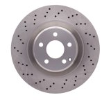 DFC 01-06 Mercedes-Benz S600 Front Drilled Brake Rotor thumbnail 1