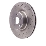 DFC 01-06 Mercedes-Benz S600 Front Drilled Brake Rotor thumbnail 3