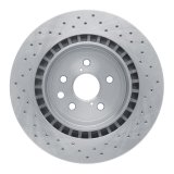 DFC 08-14 Lexus IS F Rear Drilled Brake Rotor thumbnail 2