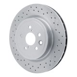 DFC 08-14 Lexus IS F Rear Drilled Brake Rotor thumbnail 3