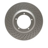 DFC 82-89 Porsche 911 Left Front Drilled GeoSPEC Coated Rotor thumbnail 1