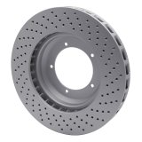 DFC 82-89 Porsche 911 Left Front Drilled GeoSPEC Coated Rotor thumbnail 2