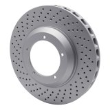 DFC 82-89 Porsche 911 Left Front Drilled GeoSPEC Coated Rotor thumbnail 4