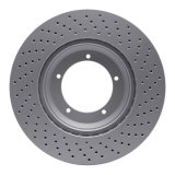 DFC 82-89 Porsche 911 Left Front Drilled GeoSPEC Coated Rotor thumbnail 5