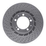 DFC 94-98 Porsche 911 Right Front Drilled GeoSPEC Coated Rotor thumbnail 5