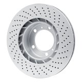 DFC 09-23 Porsche 718 Cayman Left Front Drilled GeoSPEC Coated Rotor thumbnail 4