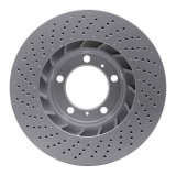 DFC 09-23 Porsche 718 Cayman Right Front Drilled GeoSPEC Coated Rotor thumbnail 2