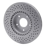 DFC 07-08 Hyundai Tiburon Front Drilled GeoSPEC Coated Rotor thumbnail 2