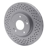 DFC 07-08 Hyundai Tiburon Front Drilled GeoSPEC Coated Rotor thumbnail 5