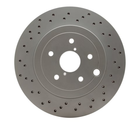 DFC 18-25 Subaru WRX Rear Drilled GeoSPEC Coated Rotor thumbnail 1