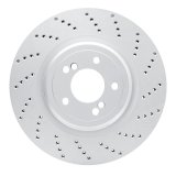 DFC 06-10 BMW M6 Right Rear Drilled GeoSPEC Coated Rotor thumbnail 1