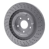 DFC 06-13 Chevrolet Corvette Front Drilled GeoSPEC Coated Rotor thumbnail 3