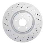 DFC 03-07 Mercedes-Benz C350 Front Drilled GeoSPEC Coated Rotor thumbnail 1