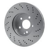 DFC 08-15 Mercedes-Benz C250 Front Drilled GeoSPEC Coated Rotor thumbnail 2