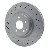 DFC 10-17 Mercedes-Benz C250 Front Drilled GeoSPEC Coated Rotor thumbnail 2