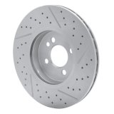 DFC 07-15 Mini Cooper Clubman Front Drilled and Slotted Brake Rotor thumbnail 2