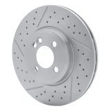 DFC 07-15 Mini Cooper Clubman Front Drilled and Slotted Brake Rotor thumbnail 4
