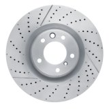 DFC 13-18 Mercedes-Benz G63 AMG Front Drilled and Slotted Brake Rotor thumbnail 1