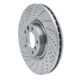 DFC 13-18 Mercedes-Benz G63 AMG Front Drilled and Slotted Brake Rotor thumbnail 2