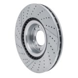 DFC 13-18 Mercedes-Benz G63 AMG Front Drilled and Slotted Brake Rotor thumbnail 4