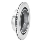 DFC 07-20 Cadillac Escalade Rear Right Drilled & Slotted Silver Brake Rotor thumbnail 5