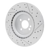 DFC 09-14 Mini Cooper Clubman Front Drilled GeoSPEC Coated Rotor and Slotted thumbnail 2