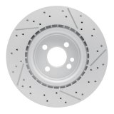DFC 09-14 Mini Cooper Clubman Front Drilled GeoSPEC Coated Rotor and Slotted thumbnail 3