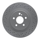 DFC 08-15 Mercedes-Benz C63 AMG Rear Drilled GeoSPEC Coated Rotor and Slotted thumbnail 1
