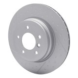DFC 06-13 BMW 330i Rear GeoSPEC Coated Rotor - Dimpled and Slotted thumbnail 3