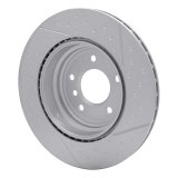 DFC 06-13 BMW 330i Rear GeoSPEC Coated Rotor - Dimpled and Slotted thumbnail 5