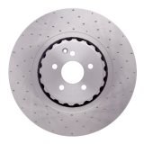 DFC 07-14 Mercedes-Benz S63 AMG Front Brake Rotor - Dimpled thumbnail 1