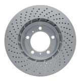 DFC 99-23 Porsche 911 Right Front Drilled Hi-Carbon Alloy Geomet Coated Rotor thumbnail 3