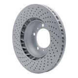 DFC 99-23 Porsche 911 Right Front Drilled Hi-Carbon Alloy Geomet Coated Rotor thumbnail 4