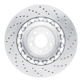 DFC 12-19 BMW M6 Left Rear Drilled Hi-Carbon Alloy Geomet Coated Rotor thumbnail 3