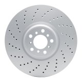 DFC 15-19 BMW X5 Left Front Drilled Hi-Carbon Alloy Geomet Coated Rotor thumbnail 1