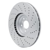 DFC 15-19 BMW X5 Left Front Drilled Hi-Carbon Alloy Geomet Coated Rotor thumbnail 2