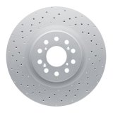 DFC 23-26 Honda Civic Hatchback Front Drilled Hi-Carbon Alloy Geomet Coated Rotor thumbnail 1