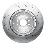 DFC 03-04 Audi RS6 Left Front Drilled Hi-Carbon Alloy Geomet Coated Rotor thumbnail 4