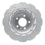DFC 13-14 Audi RS5 Rear Drilled Hi-Carbon Alloy Geomet Coated Rotor thumbnail 3