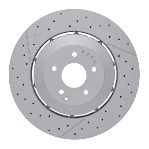 DFC 06-11 Mercedes-Benz SLK55 AMG Front Drilled and Slotted Hi-Carbon Alloy Geomet Coated Rotor