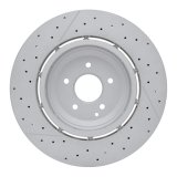 DFC 06-11 Mercedes-Benz SLK55 AMG Front Drilled and Slotted Hi-Carbon Alloy Geomet Coated Rotor thumbnail 2