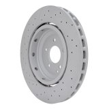 DFC 06-11 Mercedes-Benz SLK55 AMG Front Drilled and Slotted Hi-Carbon Alloy Geomet Coated Rotor thumbnail 5