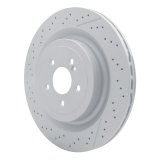 DFC 13-23 Mercedes-Benz SL63 AMG Rear Drilled and Slotted Hi-Carbon Alloy Geomet Coated Rotor thumbnail 2