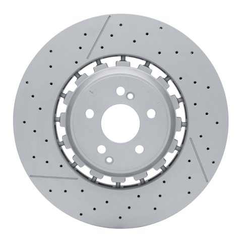 DFC 13-25 Mercedes-Benz GLC63 AMG S Front Drilled and Slotted Hi-Carbon Alloy Geomet Coated Rotor