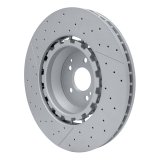 DFC 13-25 Mercedes-Benz GLC63 AMG S Front Drilled and Slotted Hi-Carbon Alloy Geomet Coated Rotor thumbnail 2