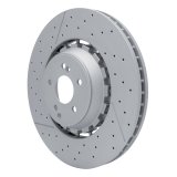 DFC 13-25 Mercedes-Benz GLC63 AMG S Front Drilled and Slotted Hi-Carbon Alloy Geomet Coated Rotor thumbnail 4